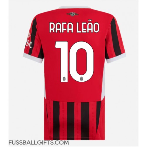 AC Milan Rafael Leao #10 Fußballbekleidung Heimtrikot Damen 2024-25 Kurzarm